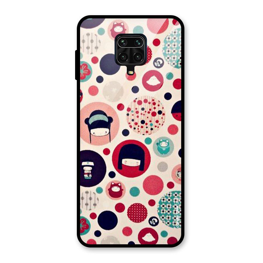 Quirky Glass Back Case for Redmi Note 9 Pro Max
