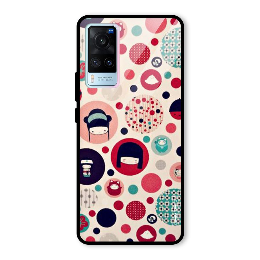 Quirky Glass Back Case for Vivo X60
