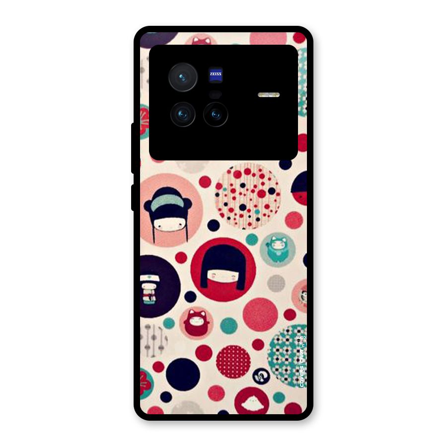 Quirky Glass Back Case for Vivo X80
