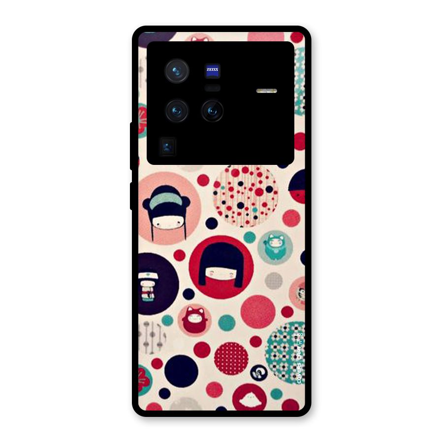 Quirky Glass Back Case for Vivo X80 Pro