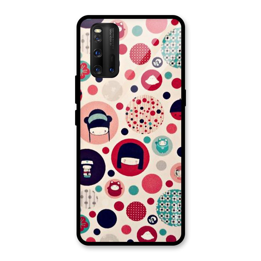 Quirky Glass Back Case for Vivo iQOO 3