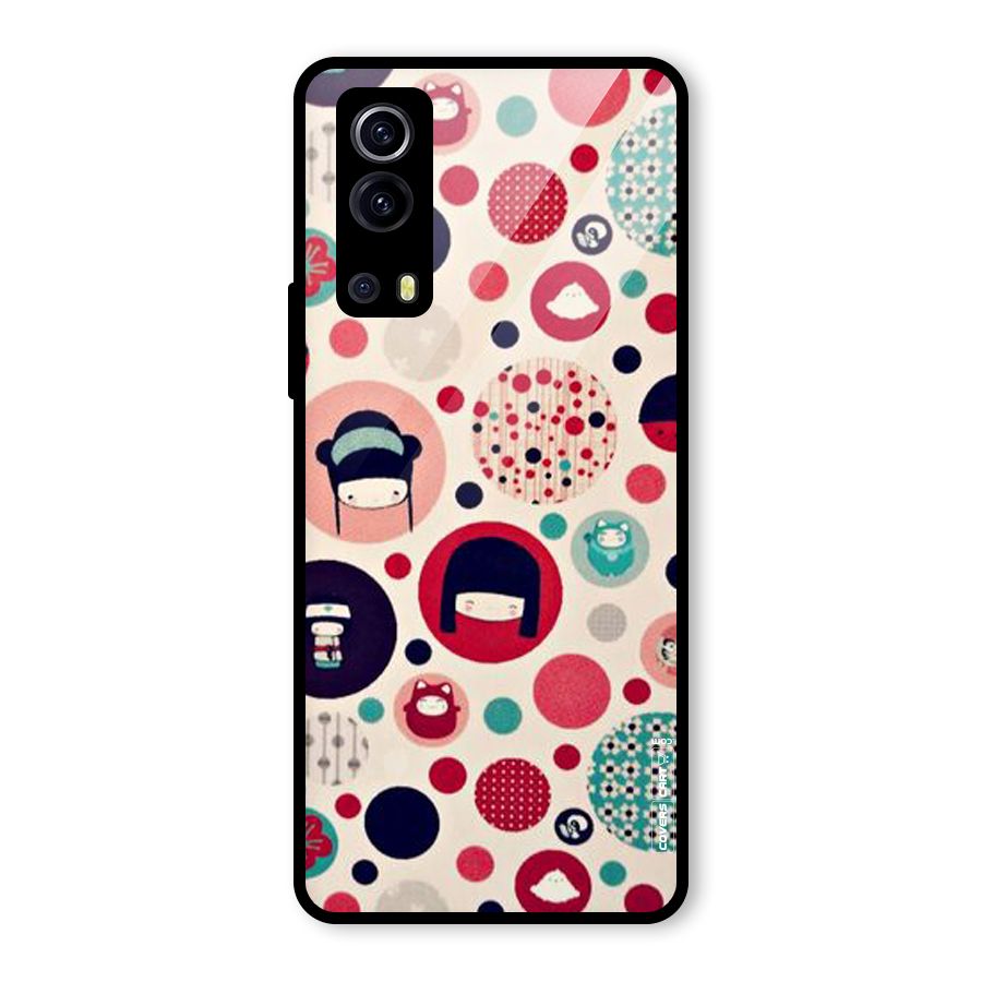 Quirky Glass Back Case for Vivo iQOO Z3