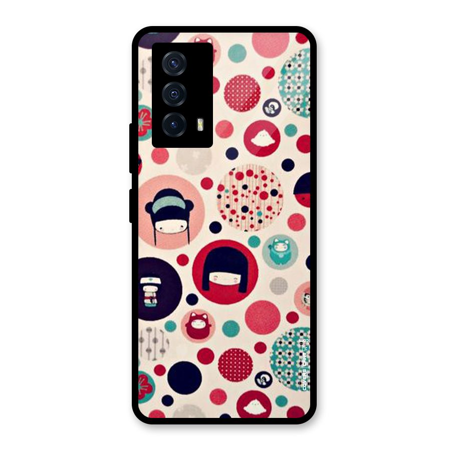 Quirky Glass Back Case for Vivo iQOO Z5
