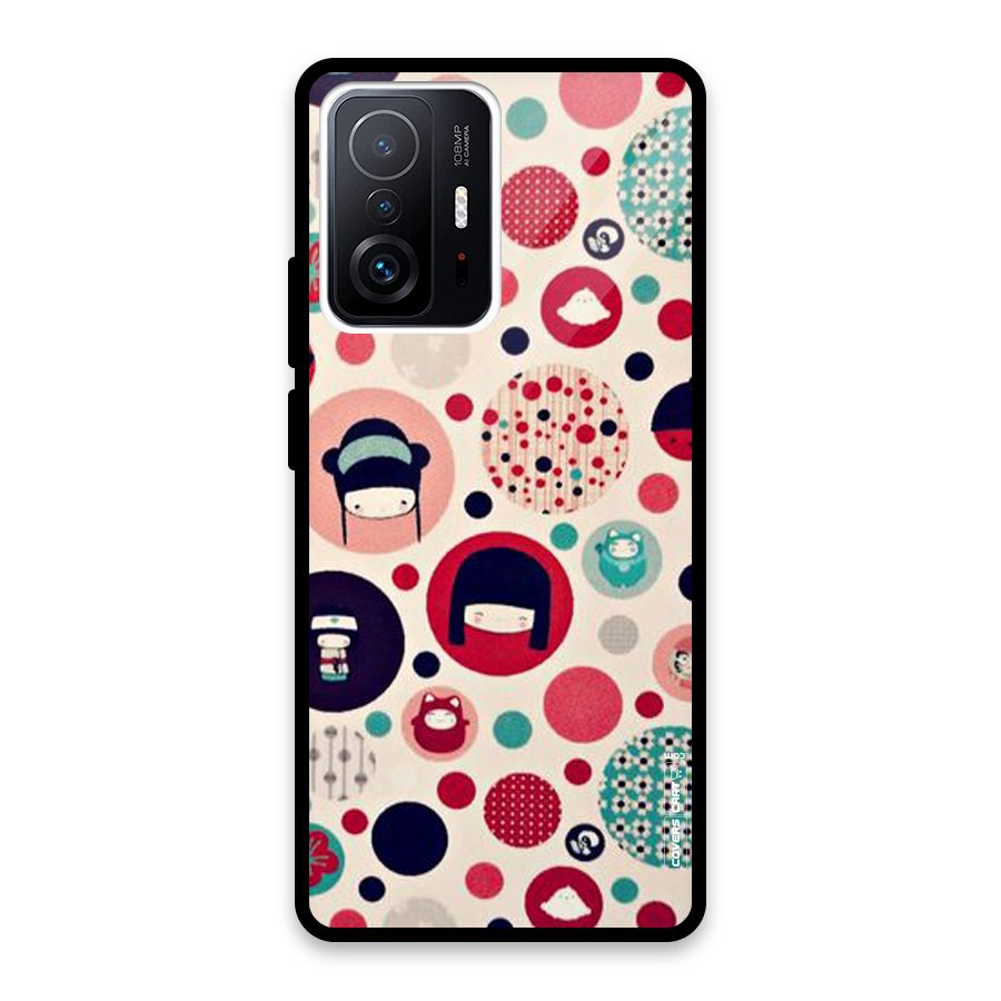 Quirky Glass Back Case for Xiaomi 11T Pro