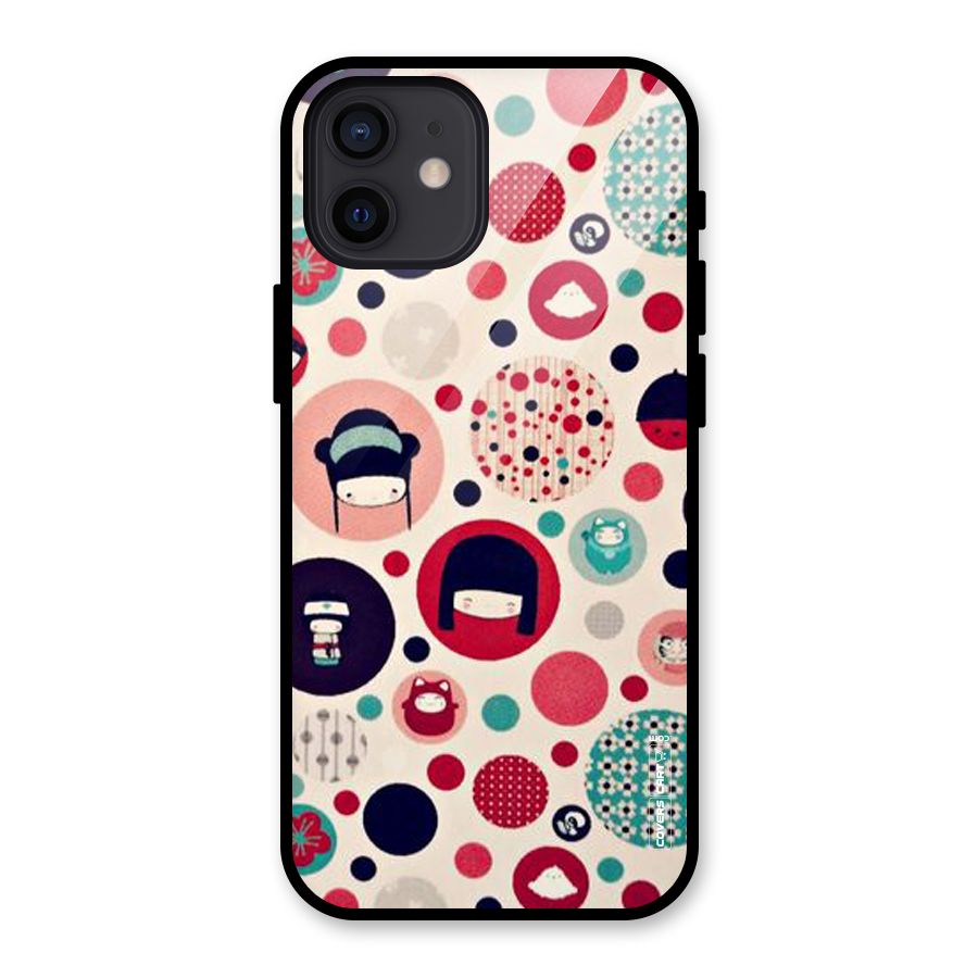 Quirky Glass Back Case for iPhone 12