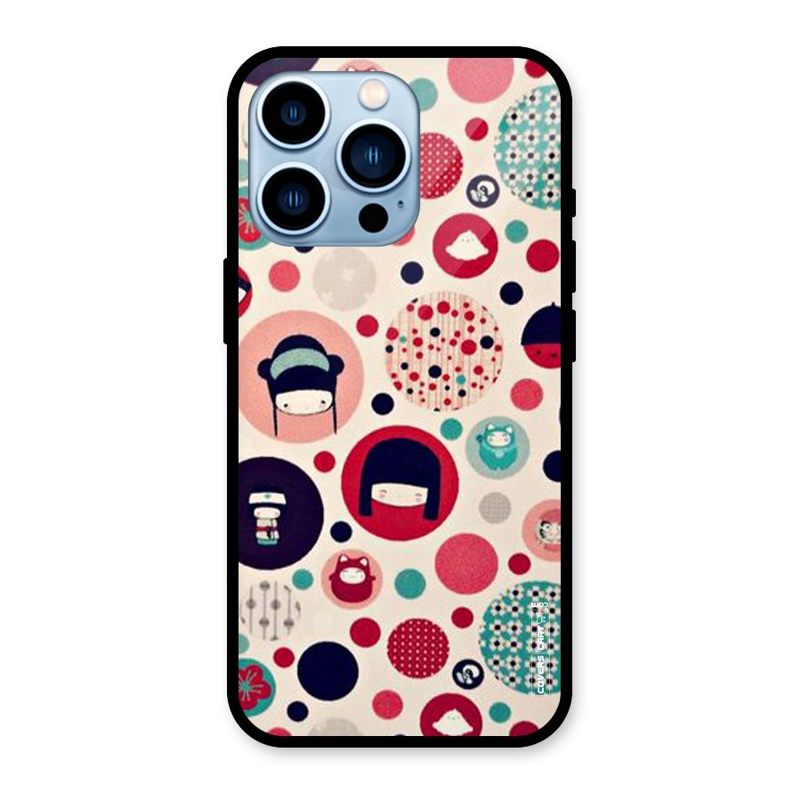 Quirky Glass Back Case for iPhone 13 Pro