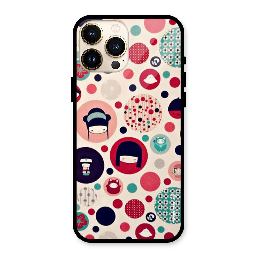 Quirky Glass Back Case for iPhone 13 Pro Max
