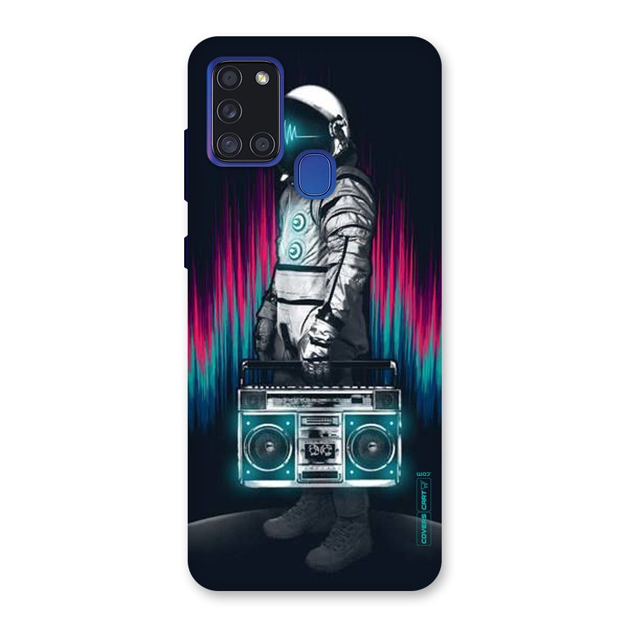 Radio Man Back Case for Galaxy A21s