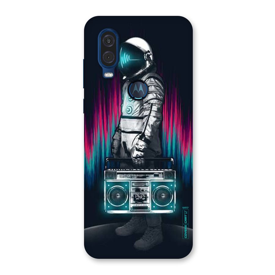 Radio Man Back Case for Motorola One Vision
