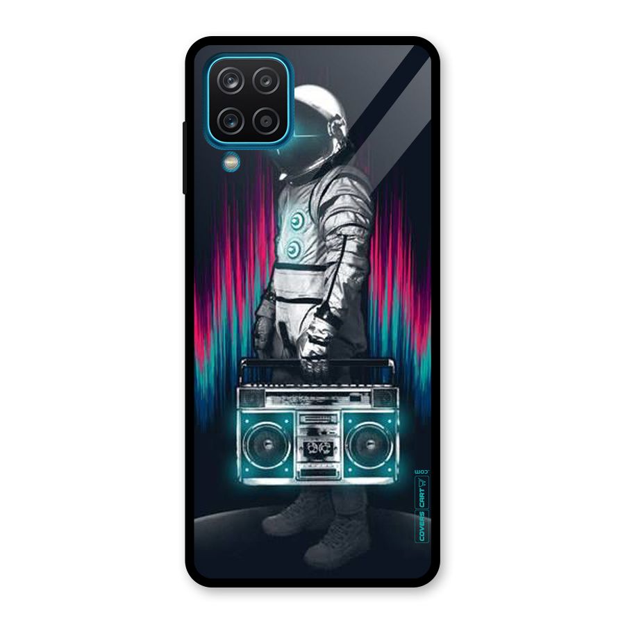 Radio Man Glass Back Case for Galaxy A12