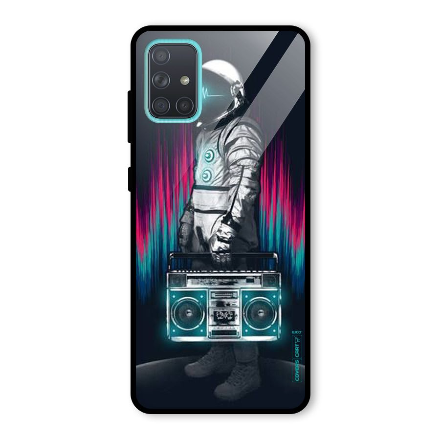 Radio Man Glass Back Case for Galaxy A71