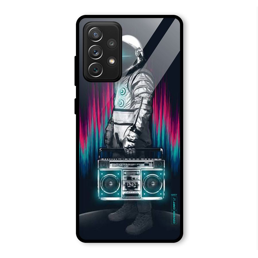 Radio Man Glass Back Case for Galaxy A72