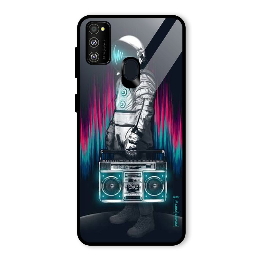 Radio Man Glass Back Case for Galaxy M30s