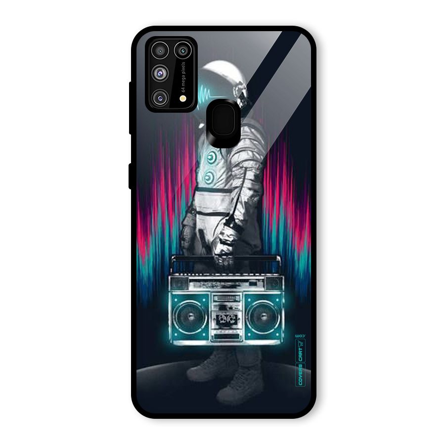 Radio Man Glass Back Case for Galaxy M31