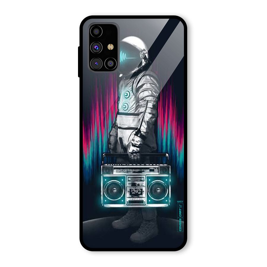 Radio Man Glass Back Case for Galaxy M31s