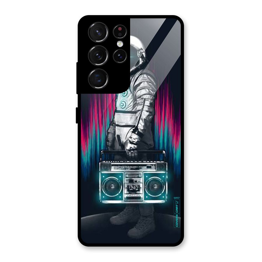 Radio Man Glass Back Case for Galaxy S21 Ultra 5G