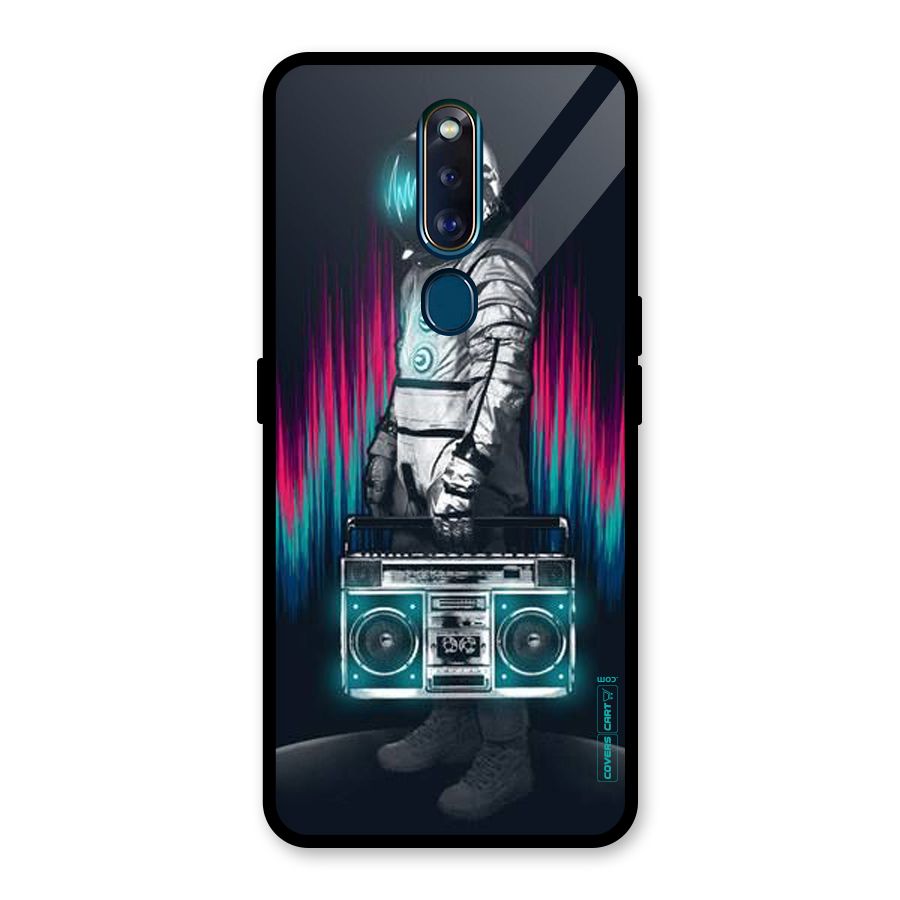 Radio Man Glass Back Case for Oppo F11 Pro