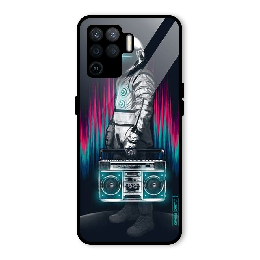 Radio Man Glass Back Case for Oppo F19 Pro