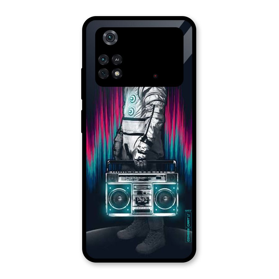 Radio Man Glass Back Case for Poco M4 Pro 4G