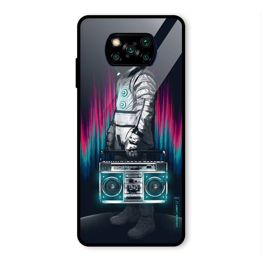 Radio Man Glass Back Case for Poco X3 Pro