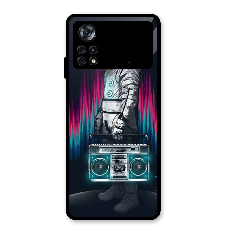 Radio Man Glass Back Case for Poco X4 Pro 5G