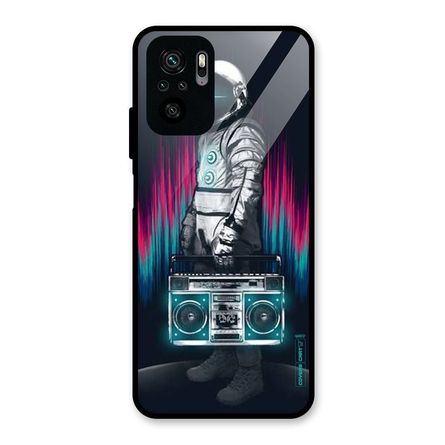 Radio Man Glass Back Case for Redmi Note 10S