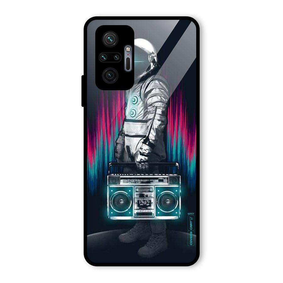 Radio Man Glass Back Case for Redmi Note 10 Pro Max