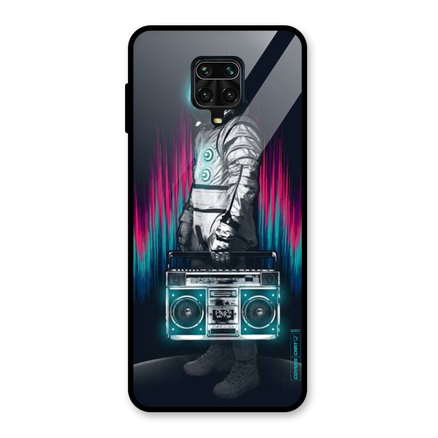 Radio Man Glass Back Case for Redmi Note 9 Pro