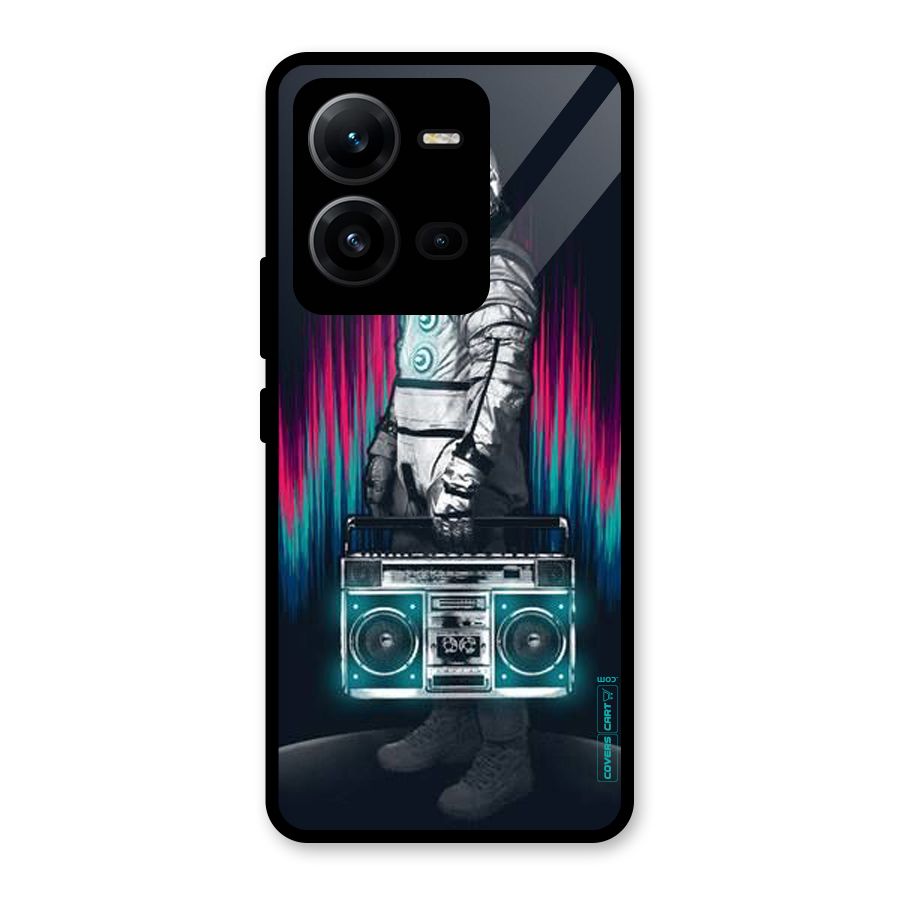 Radio Man Glass Back Case for Vivo V25