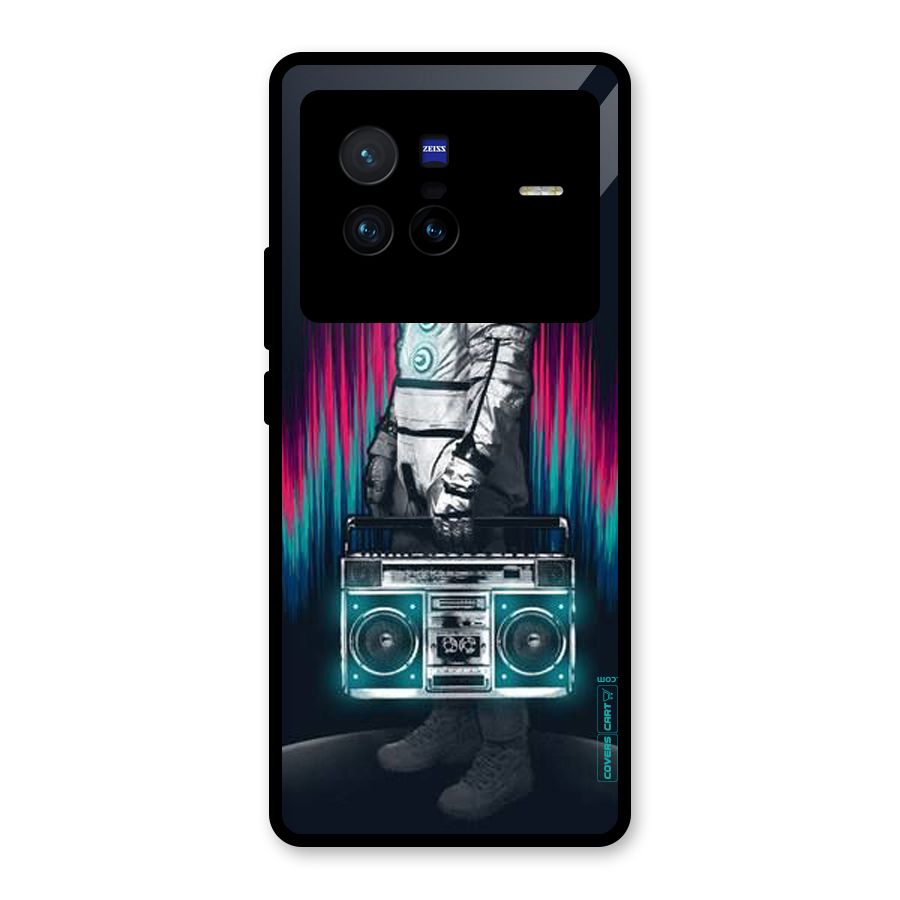Radio Man Glass Back Case for Vivo X80