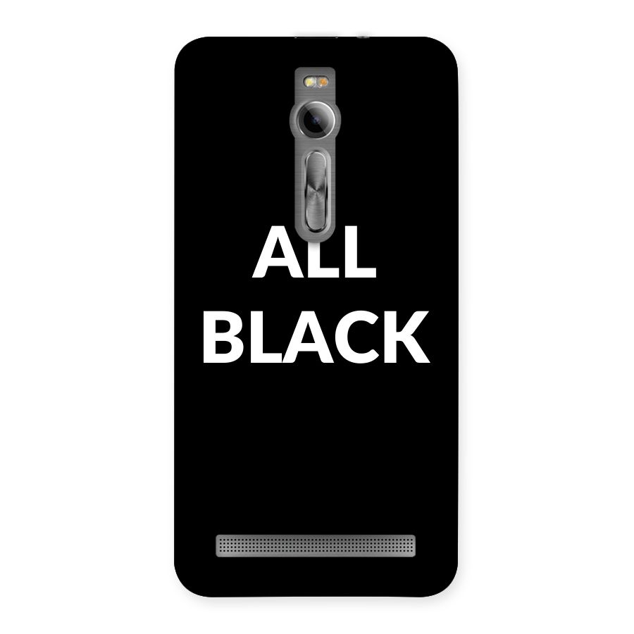 Raftaar All Black Back Case for Asus Zenfone 2