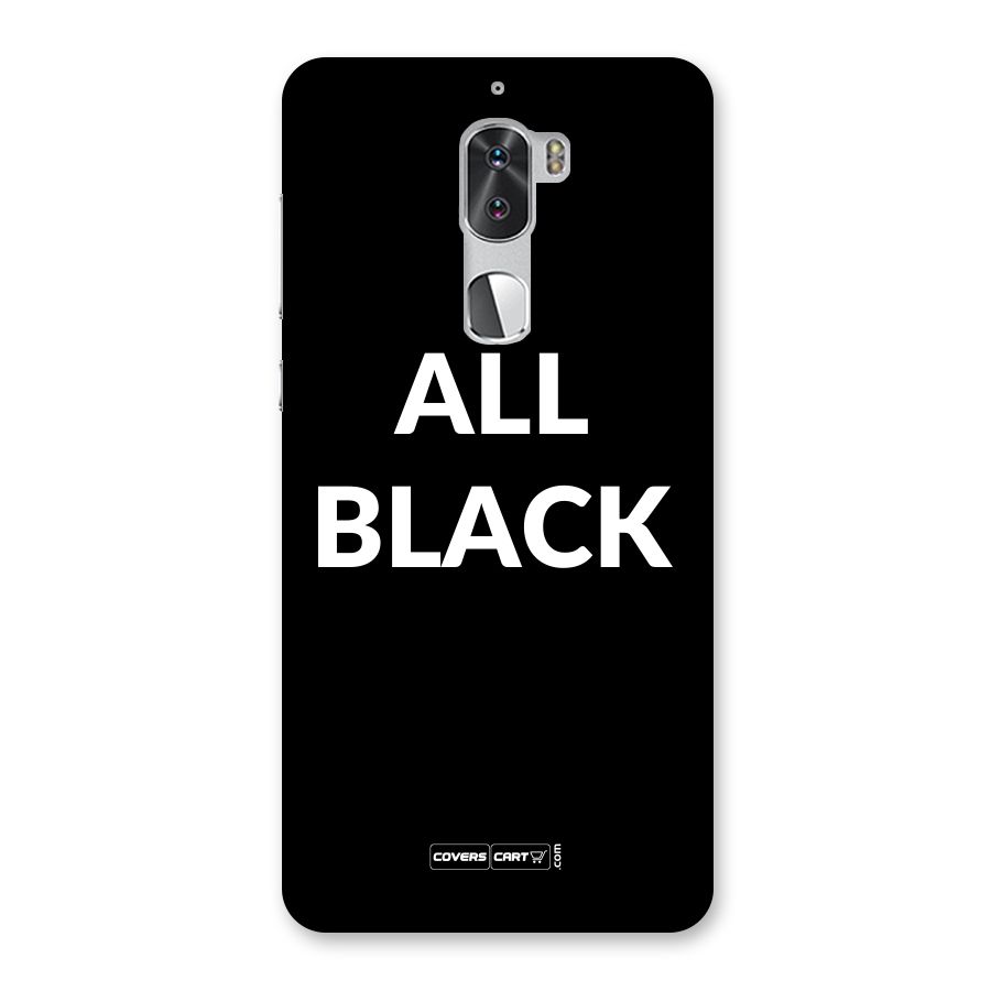 Raftaar All Black Back Case for Coolpad Cool 1