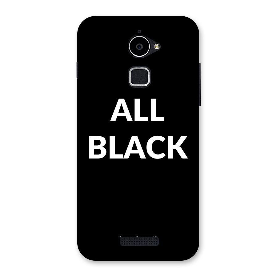 Raftaar All Black Back Case for Coolpad Note 3 Lite