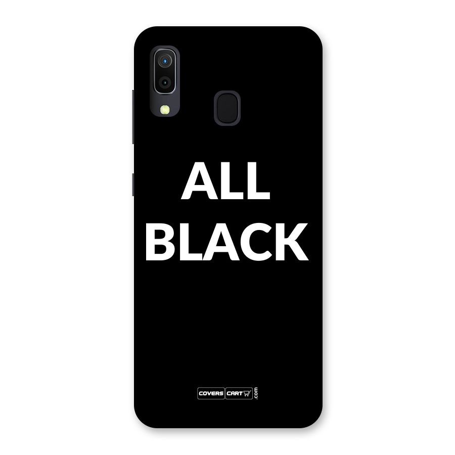 Raftaar All Black Back Case for Galaxy M10s