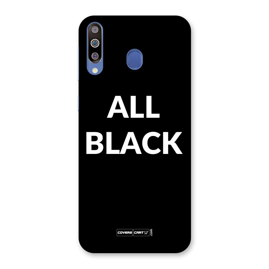 Raftaar All Black Back Case for Galaxy M30