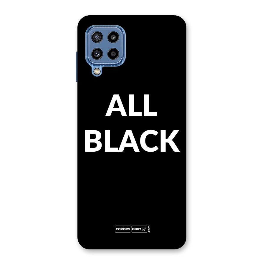 Raftaar All Black Back Case for Galaxy M32
