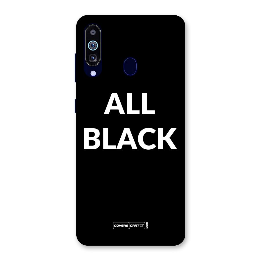 Raftaar All Black Back Case for Galaxy M40
