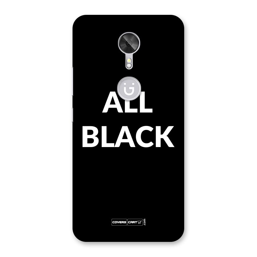 Raftaar All Black Back Case for Gionee A1