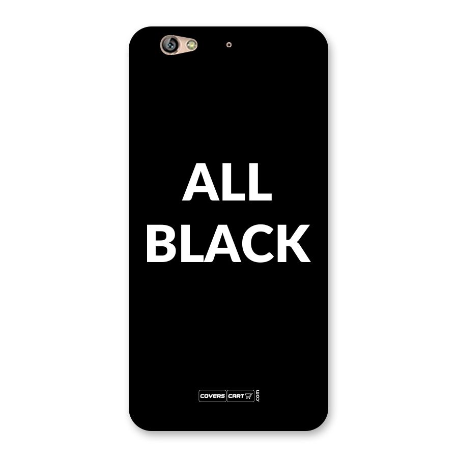 Raftaar All Black Back Case for Gionee S6