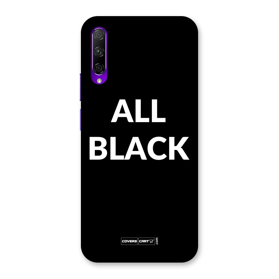 Raftaar All Black Back Case for Honor 9X Pro