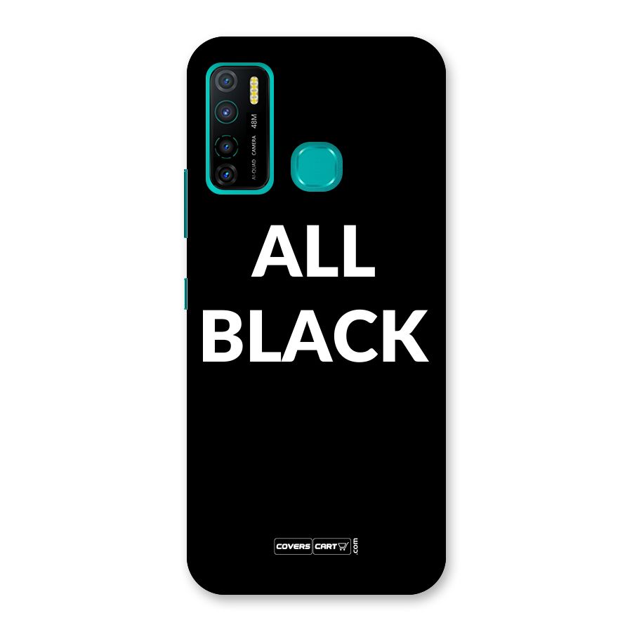 Raftaar All Black Back Case for Infinix Hot 9 Pro
