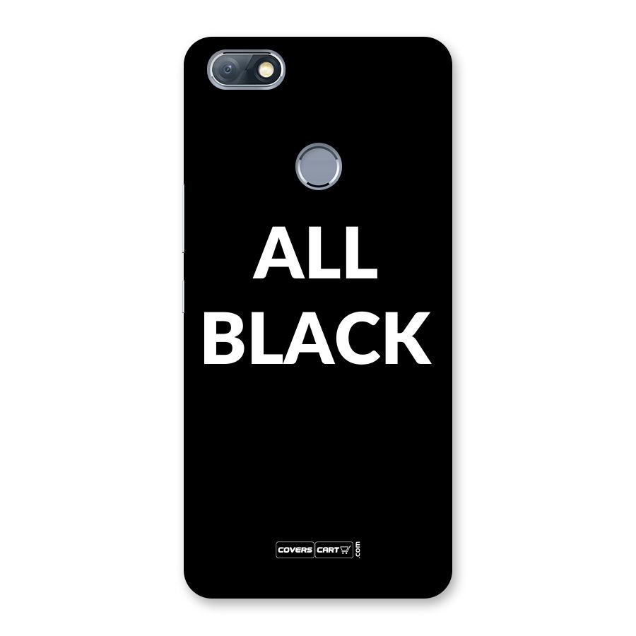 Raftaar All Black Back Case for Infinix Note 5