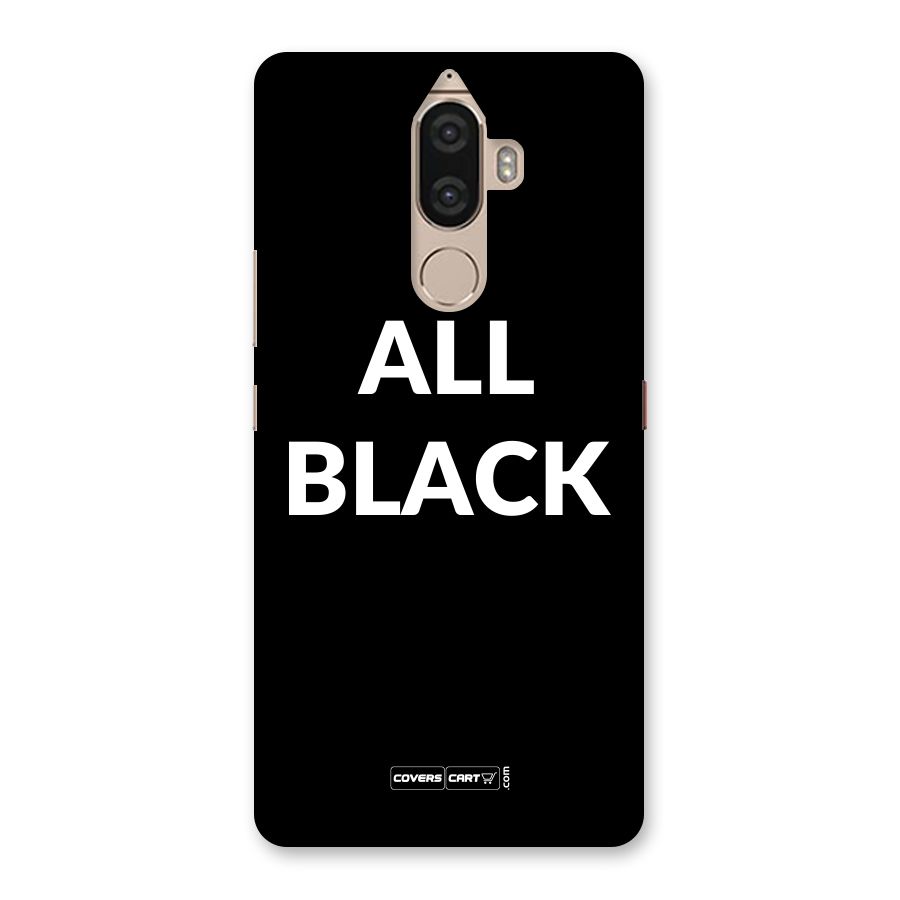 Raftaar All Black Back Case for Lenovo K8 Note