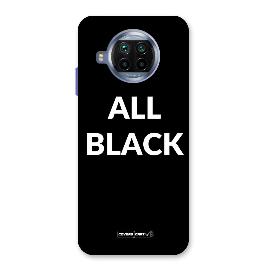 Raftaar All Black Back Case for Mi 10i