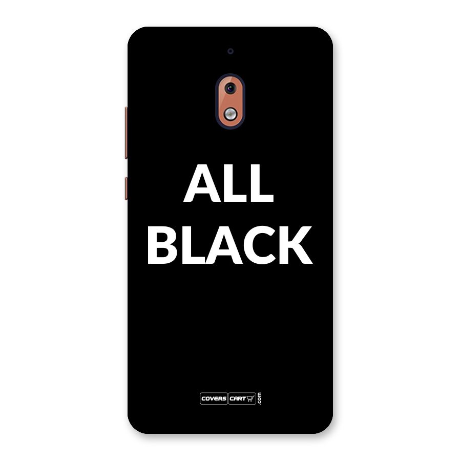 Raftaar All Black Back Case for Nokia 2.1