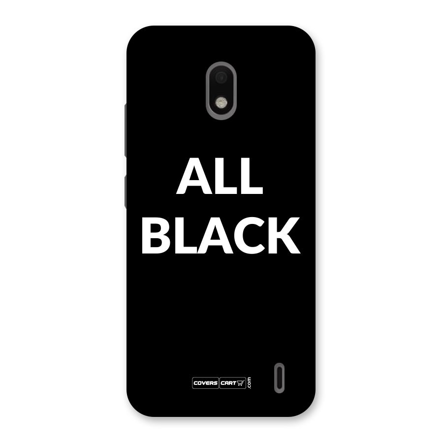 Raftaar All Black Back Case for Nokia 2.2