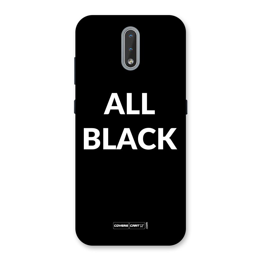 Raftaar All Black Back Case for Nokia 2.3