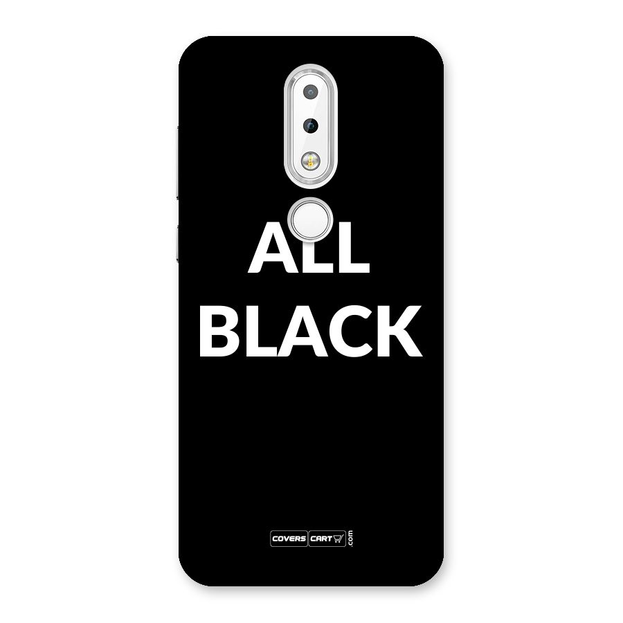 Raftaar All Black Back Case for Nokia 6.1 Plus