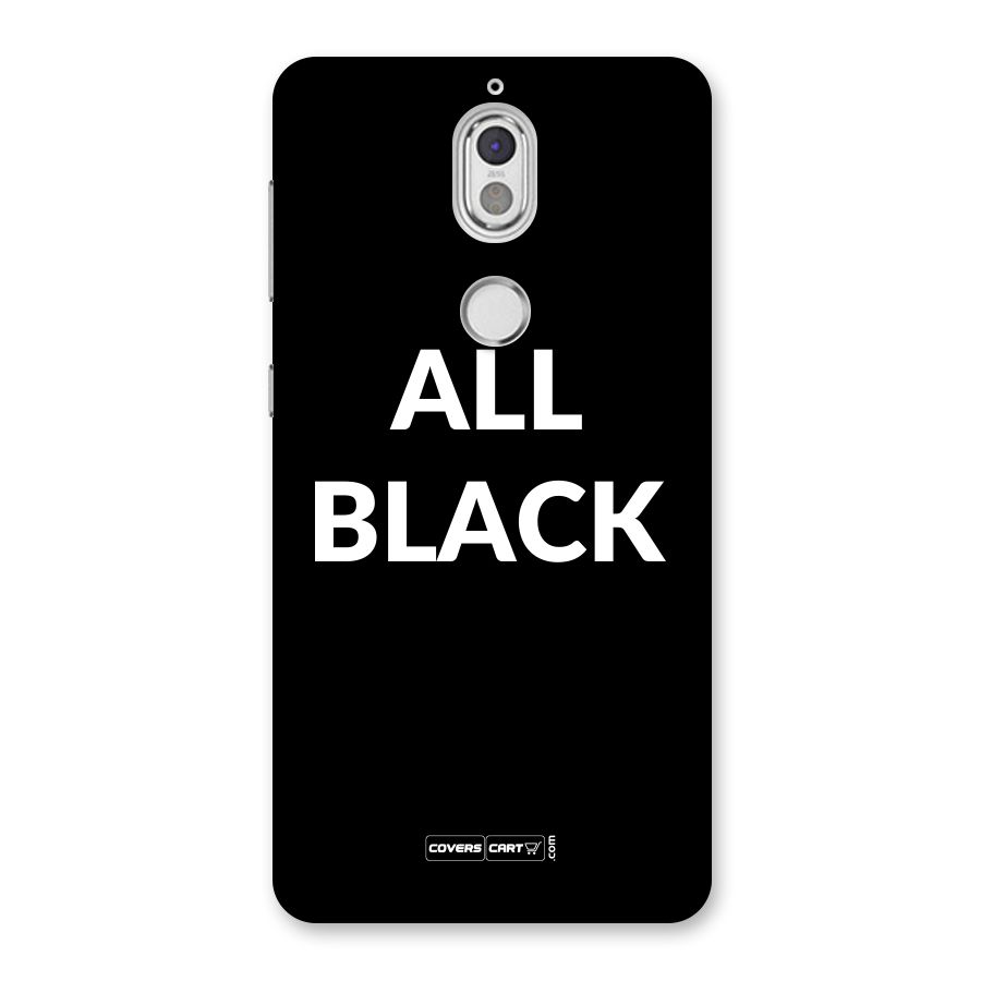 Raftaar All Black Back Case for Nokia 7