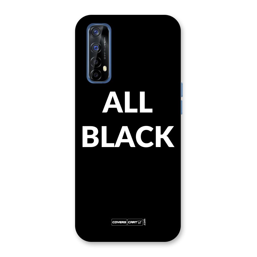 Raftaar All Black Back Case for Realme 7